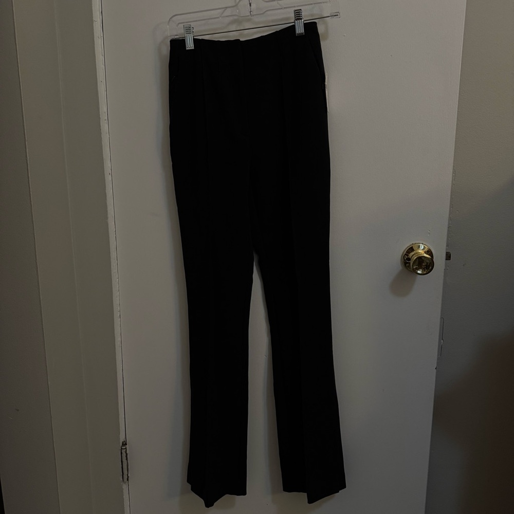 NWT Anthropologie Black Straight Leg Pants